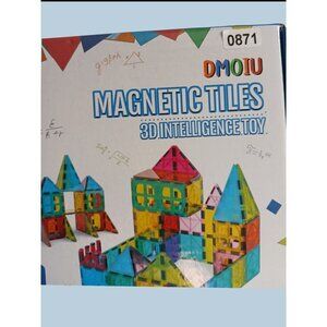 Dmoiu Magnetic Tiles 3D Intelligence Toy 38-Piece Set For Ages 3+